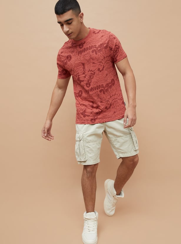 FAME FOREVER Minion Print T-shirt