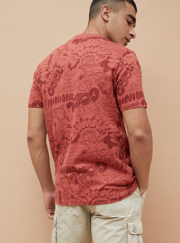 FAME FOREVER Minion Print T-shirt