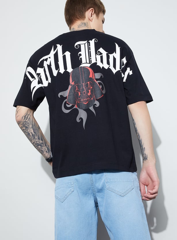 FAME FOREVER Darth Vader Back Print T-shirt