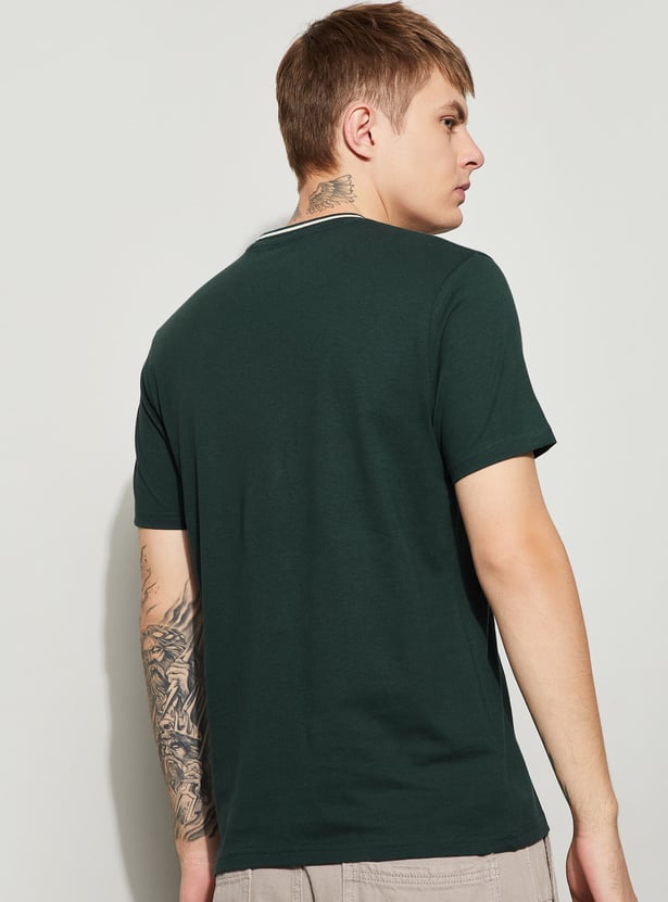 FAME FOREVER Graphic Print Crew Neck T-shirt