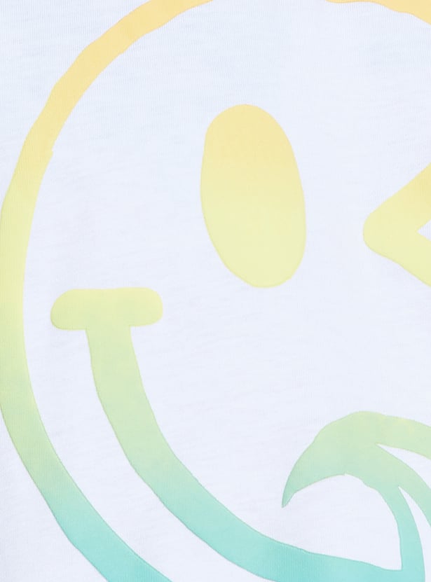 SmileyWorld Printed Sleeveless T-shirt