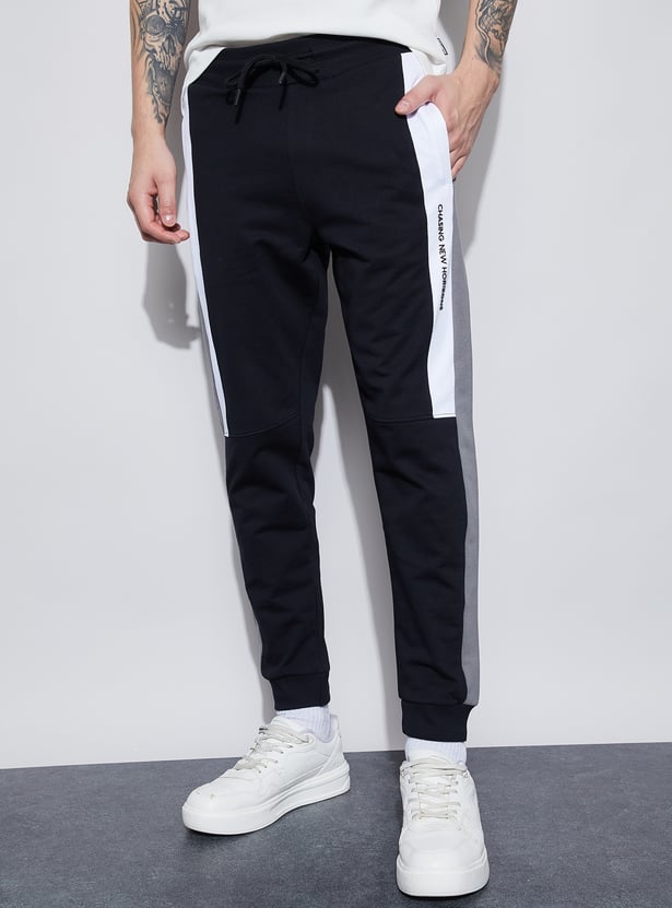 FAME FOREVER Panelled Slim Track Pants
