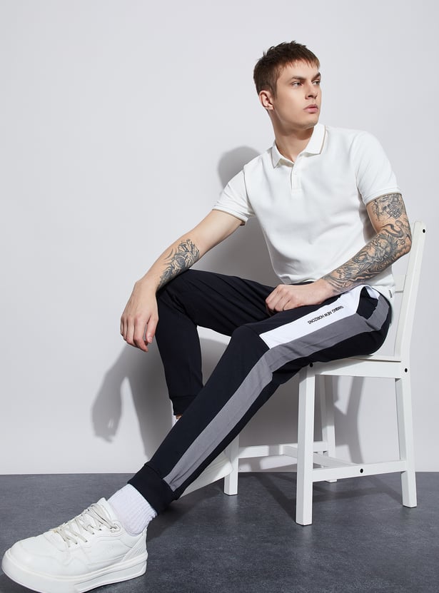 FAME FOREVER Panelled Slim Track Pants