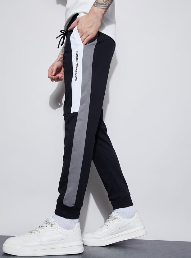 FAME FOREVER Panelled Slim Track Pants