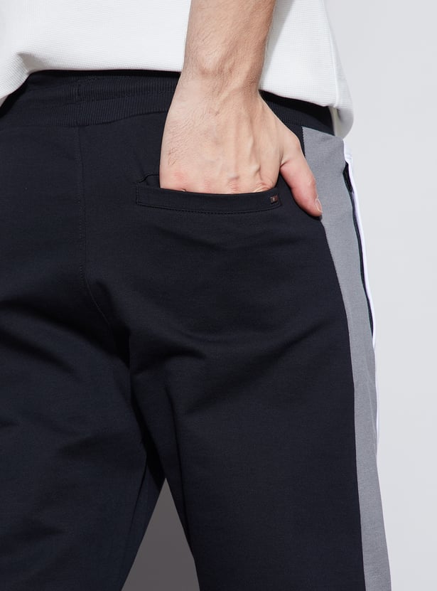 FAME FOREVER Panelled Slim Track Pants