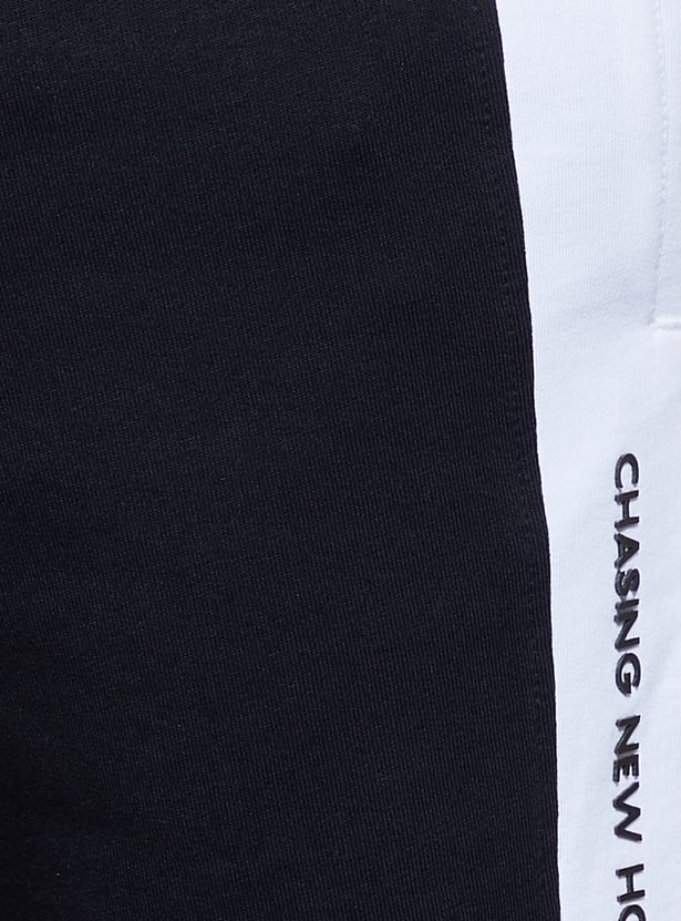 FAME FOREVER Panelled Slim Track Pants