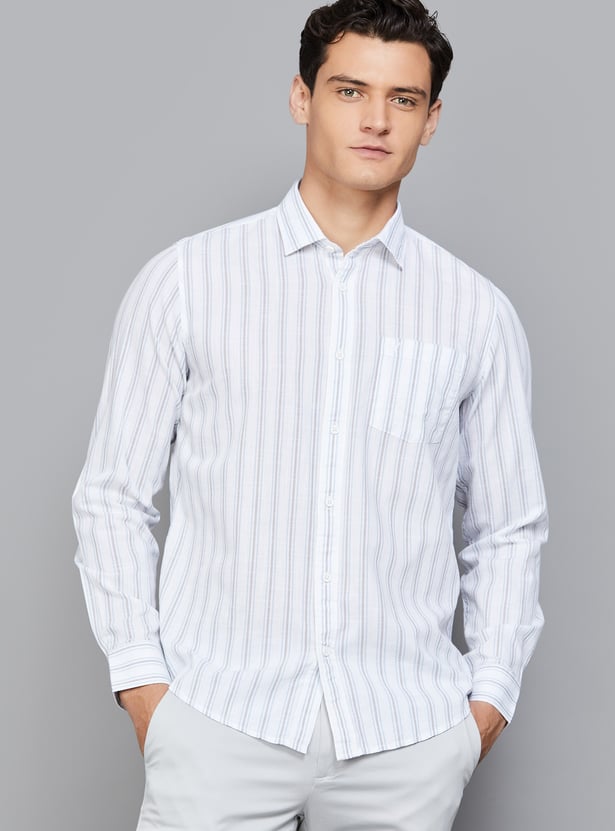 BLACKBERRYS CASUAL Striped Slim Fit Shirt