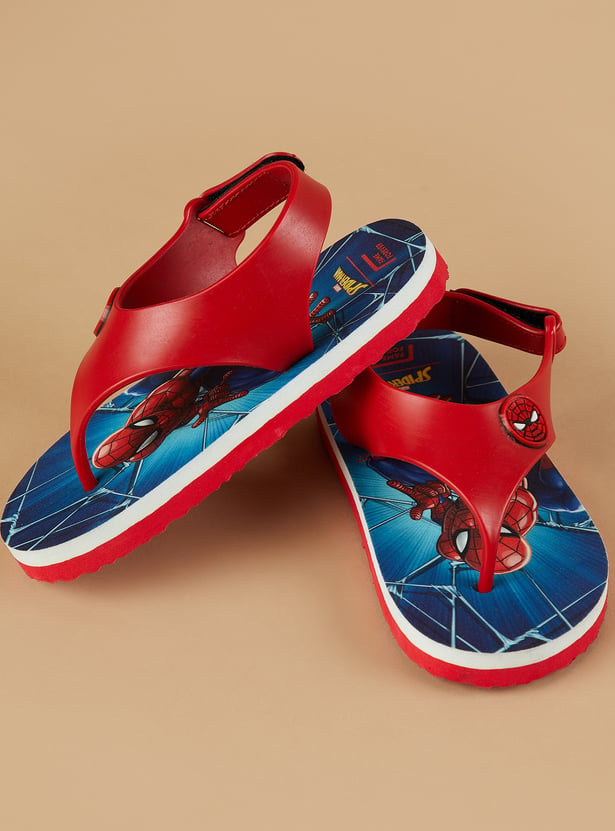 FAME FOREVER Boys Captain America Flip-Flops