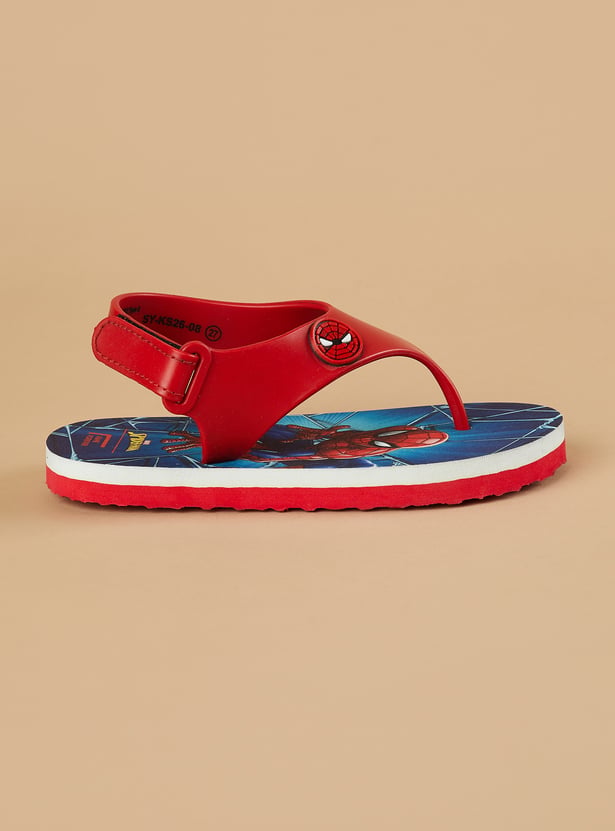 FAME FOREVER Boys Captain America Flip-Flops