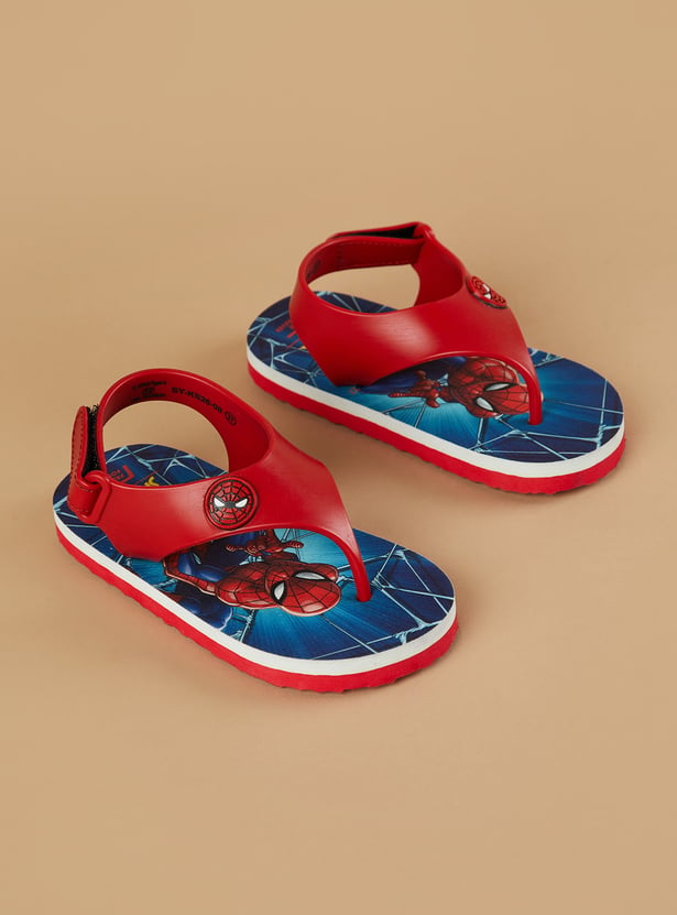 FAME FOREVER Boys Captain America Flip-Flops