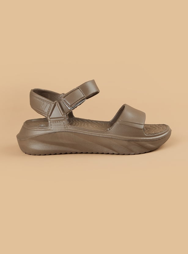 GINGER Solid Velcro Sandals