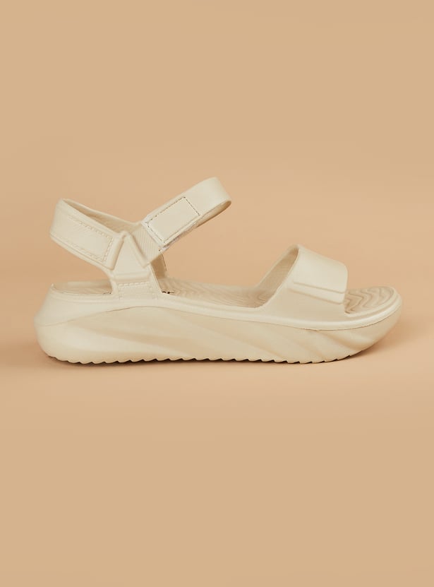 GINGER Solid Velcro Sandals