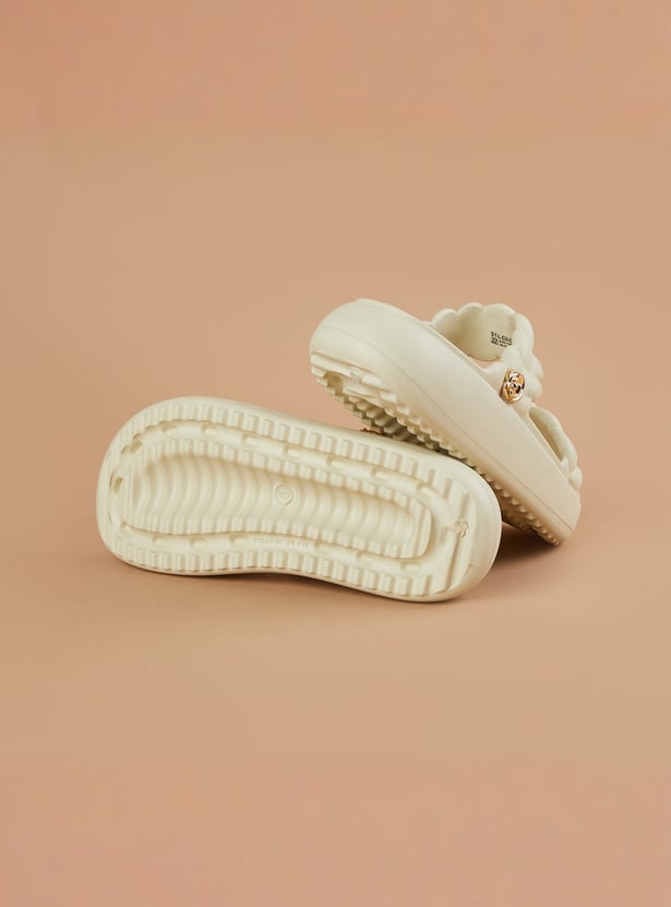 GINGER Braided Flatform Sliders
