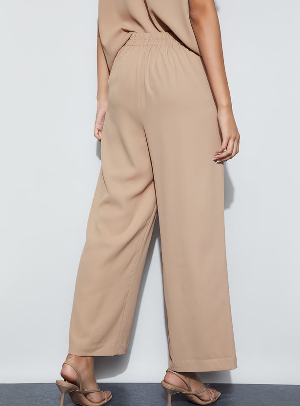 CODE Floral Print Trousers