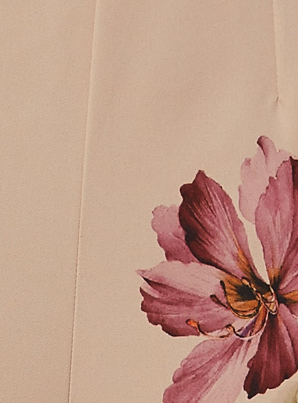 CODE Floral Print Trousers