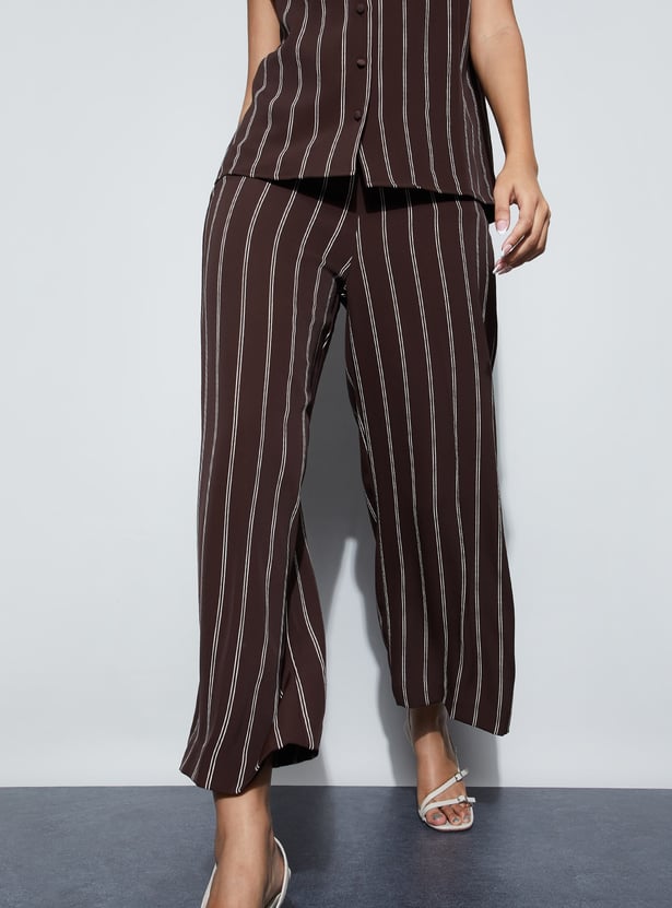 CODE Striped Trousers