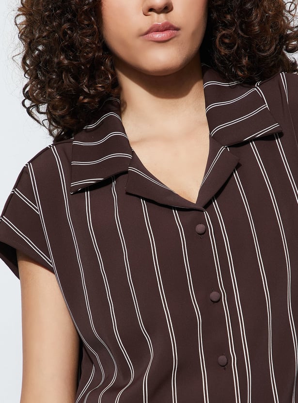 CODE Striped Regular Fit Shirt