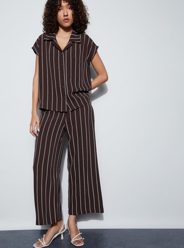 CODE Striped Regular Fit Shirt