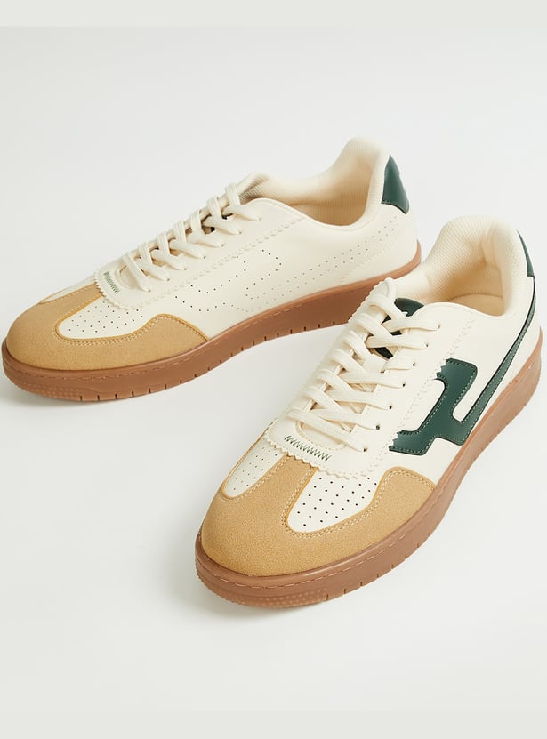 LEE COOPER Colourblock Lace-Up Sneakers
