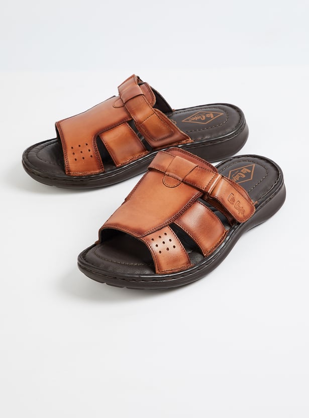 LEE COOPER Open-Toe Slip-On Sandals