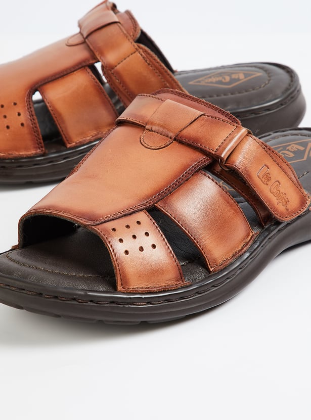 LEE COOPER Open-Toe Slip-On Sandals
