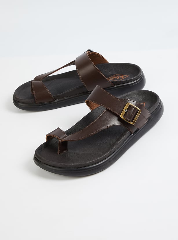 LEE COOPER Leather One Toe Sandals
