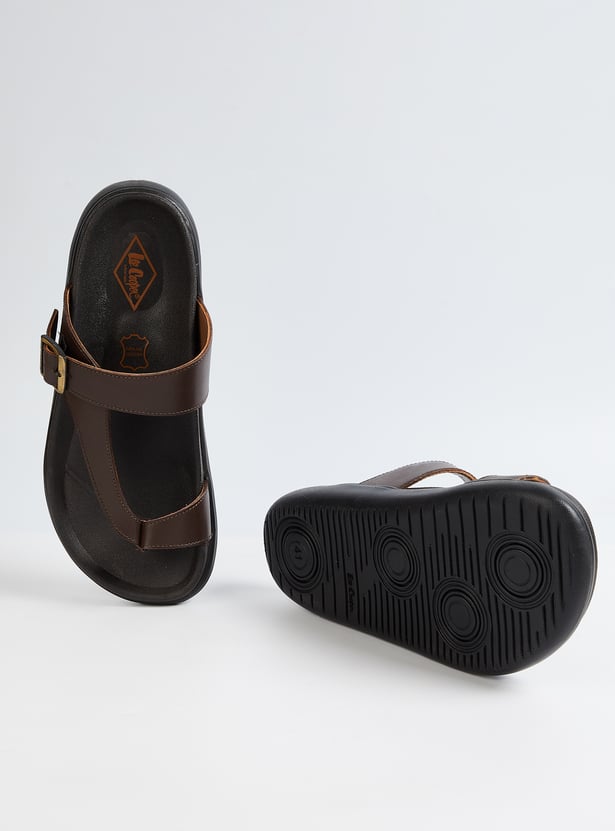 LEE COOPER Leather One Toe Sandals