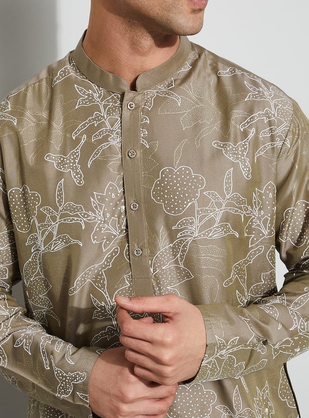 MELANGE Floral Printed Kurta