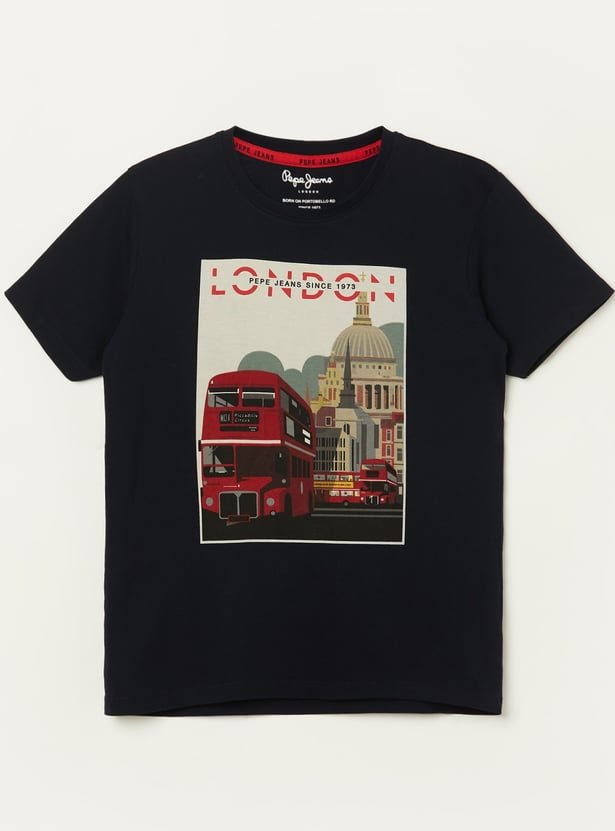 PEPE JEANS Boys Graphic Print T-shirt