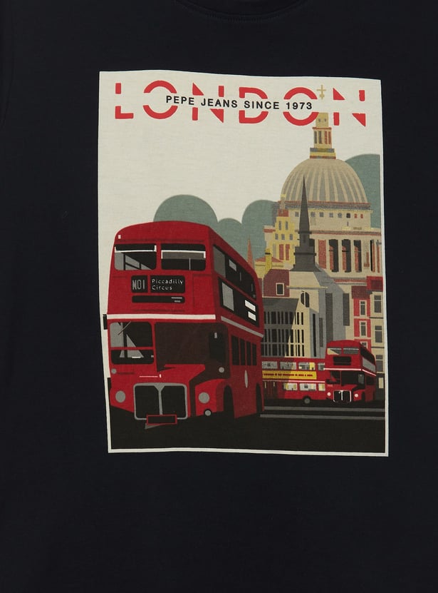 PEPE JEANS Boys Graphic Print T-shirt