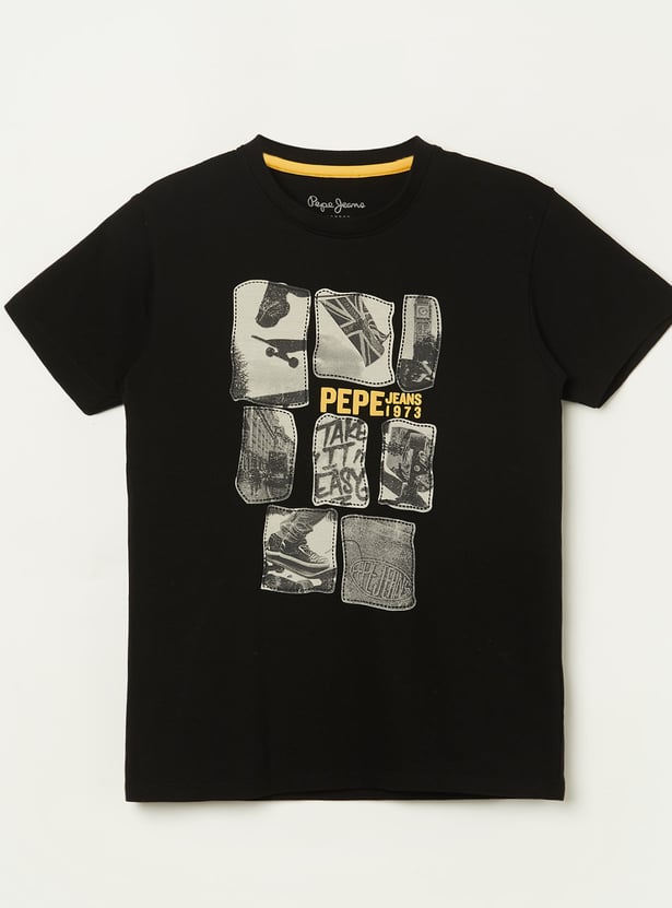 PEPE JEANS Boys Graphic Print T-shirt