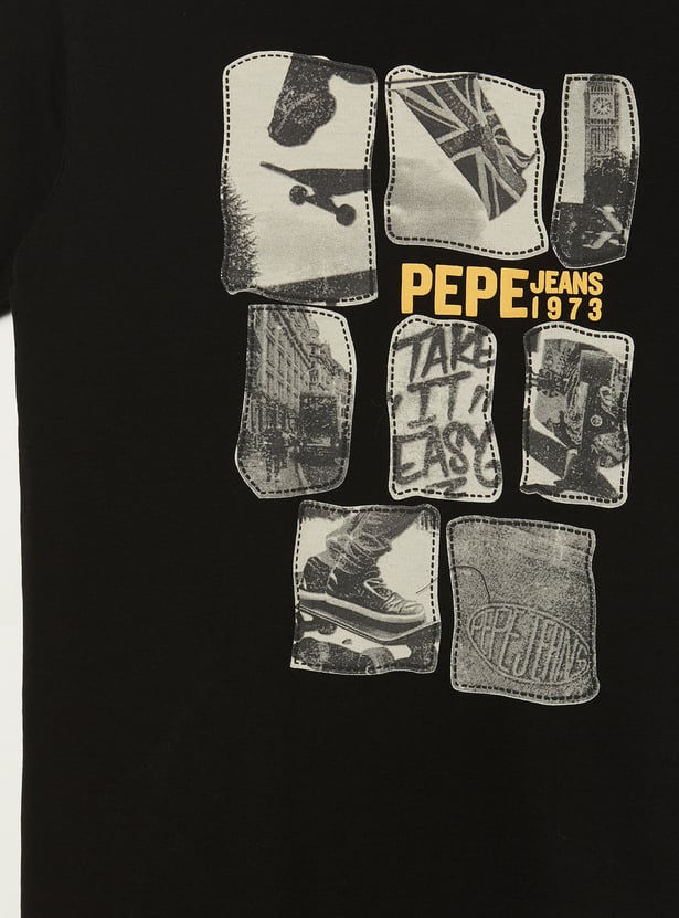 PEPE JEANS Boys Graphic Print T-shirt