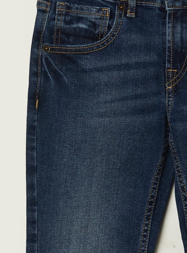PEPE JEANS Boys Collins Faded Slim Fit Jeans