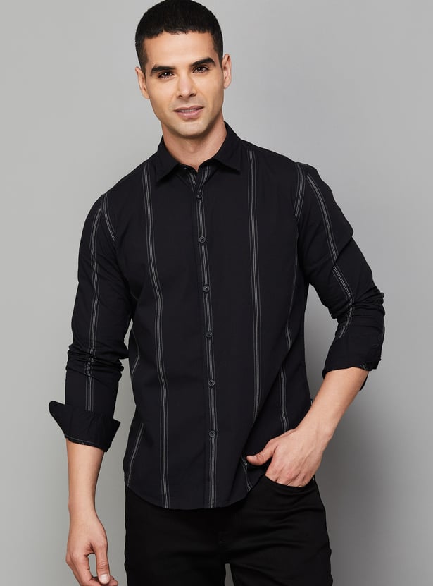 FLYING MACHINE Striped Slim Fit Shirt