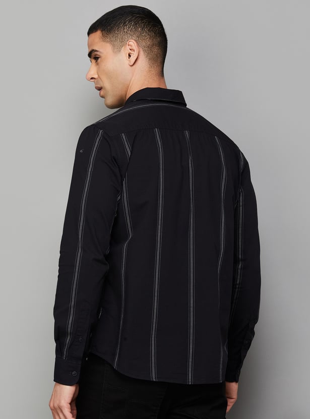 FLYING MACHINE Striped Slim Fit Shirt