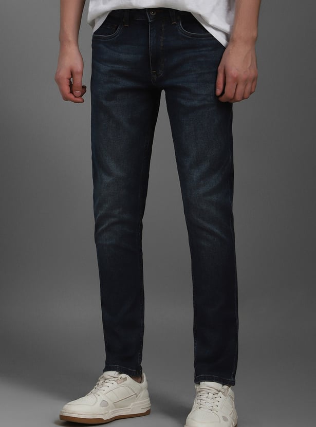 LP JEANS Washed Slim Tapered Jeans