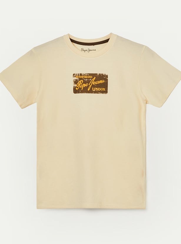 PEPE JEANS Boys Brand Print T-shirt