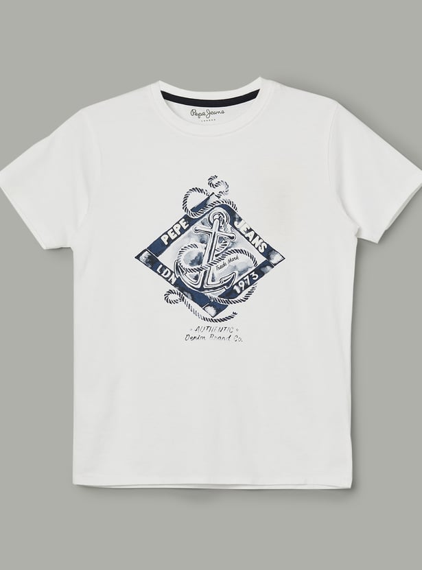 PEPE JEANS Boys Graphic Print T-shirt