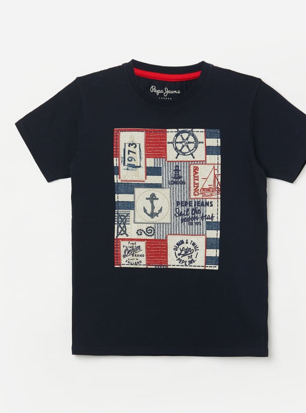 PEPE JEANS Boys Graphic Print T-shirt