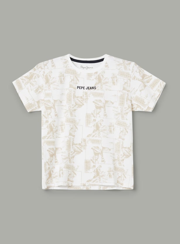 PEPE JEANS Boys Graphic Print T-shirt