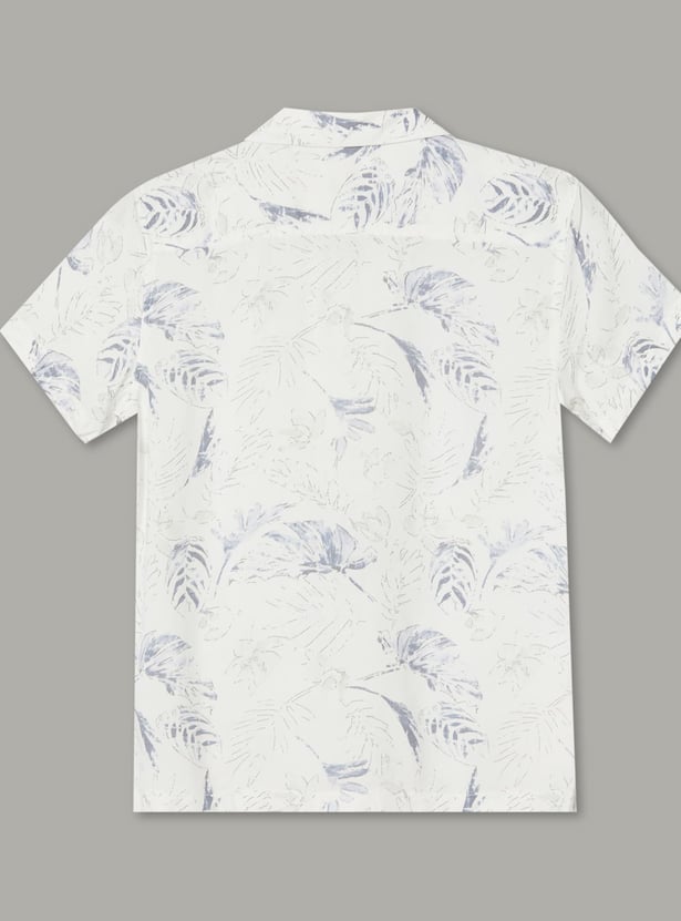 PEPE JEANS Boys Foliage Print Shirt