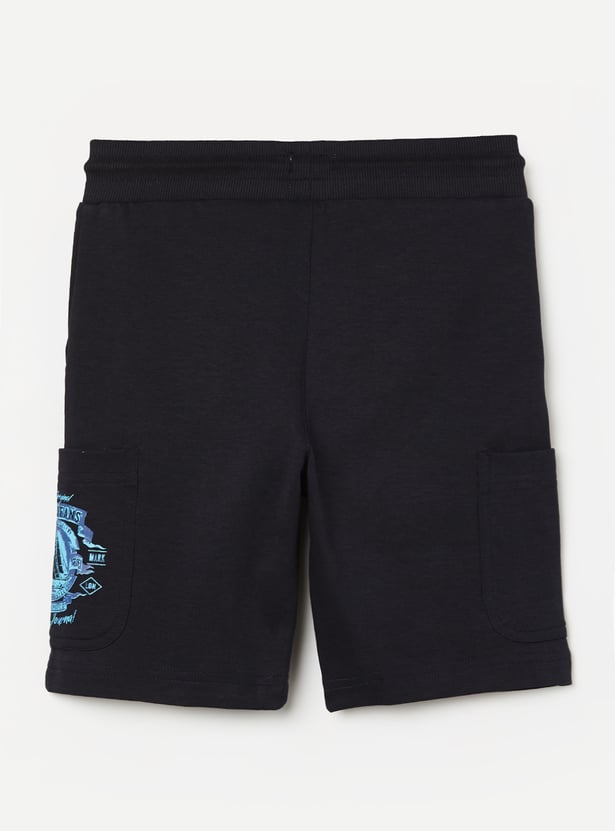 PEPE JEANS Boys Graphic Print Regular Shorts
