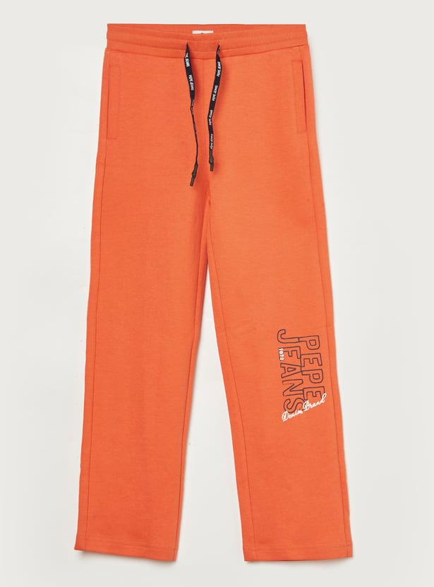 PEPE JEANS Boys Graphic Print Track Pants