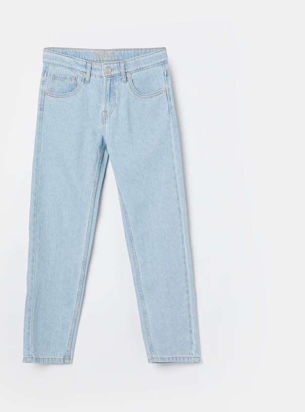 PEPE JEANS Boys Lighwashed Huggos Jeans (Baggy)