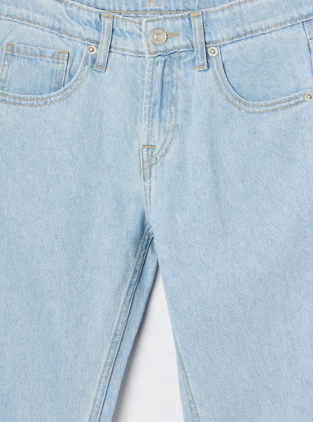 PEPE JEANS Boys Lighwashed Huggos Jeans (Baggy)