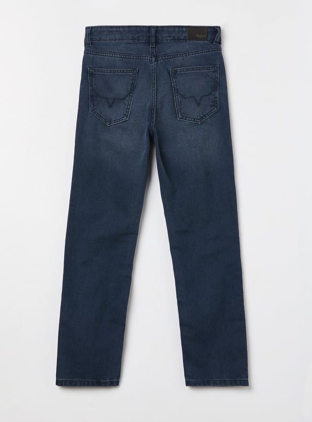 PEPE JEANS Boys Darkwash Regular Fit Jeans