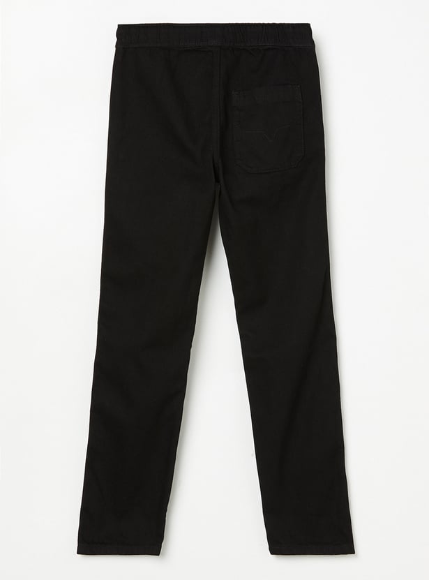 PEPE JEANS Boys Rinse Wash Regular Drawstring Jeans