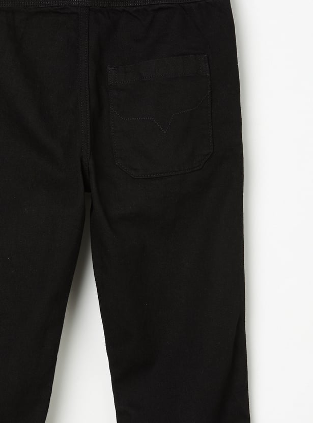 PEPE JEANS Boys Rinse Wash Regular Drawstring Jeans