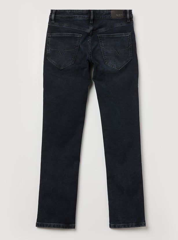PEPE JEANS Boys Dark Wash Slim Fit Jeans