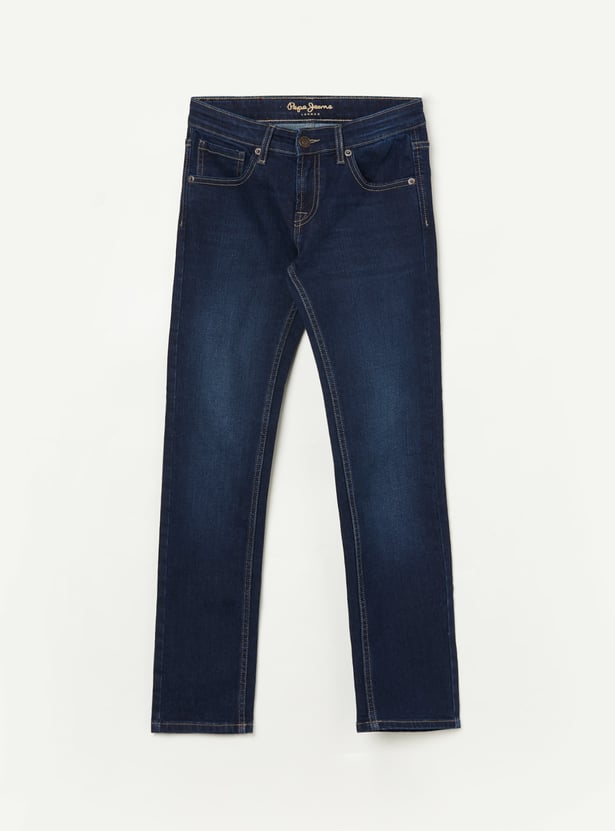 PEPE JEANS Boys Stonewashed Moses Jeans (Slim)
